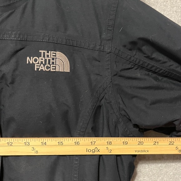 The North Face Goose Down 550 Hood Parka Jacket Black Women's Size Medium nylon - Picture 14 of 16